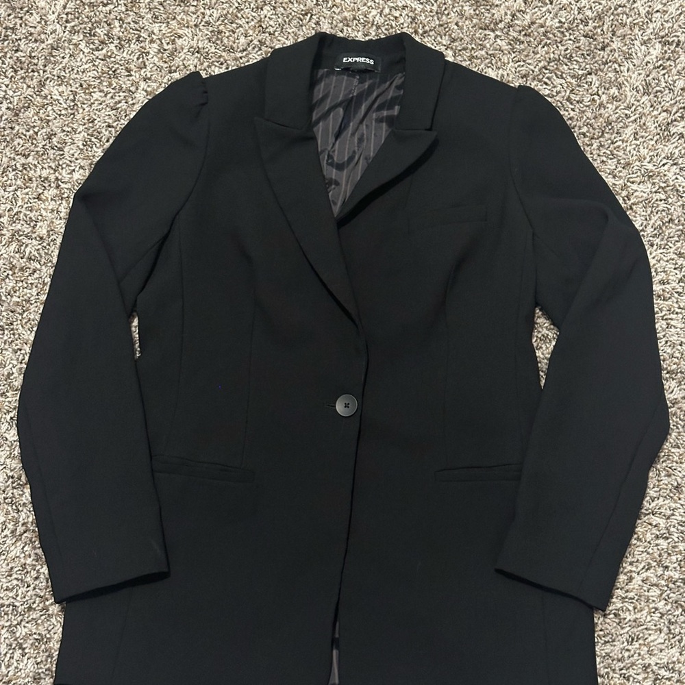 Express Women's Elegant Black Suit Jacket